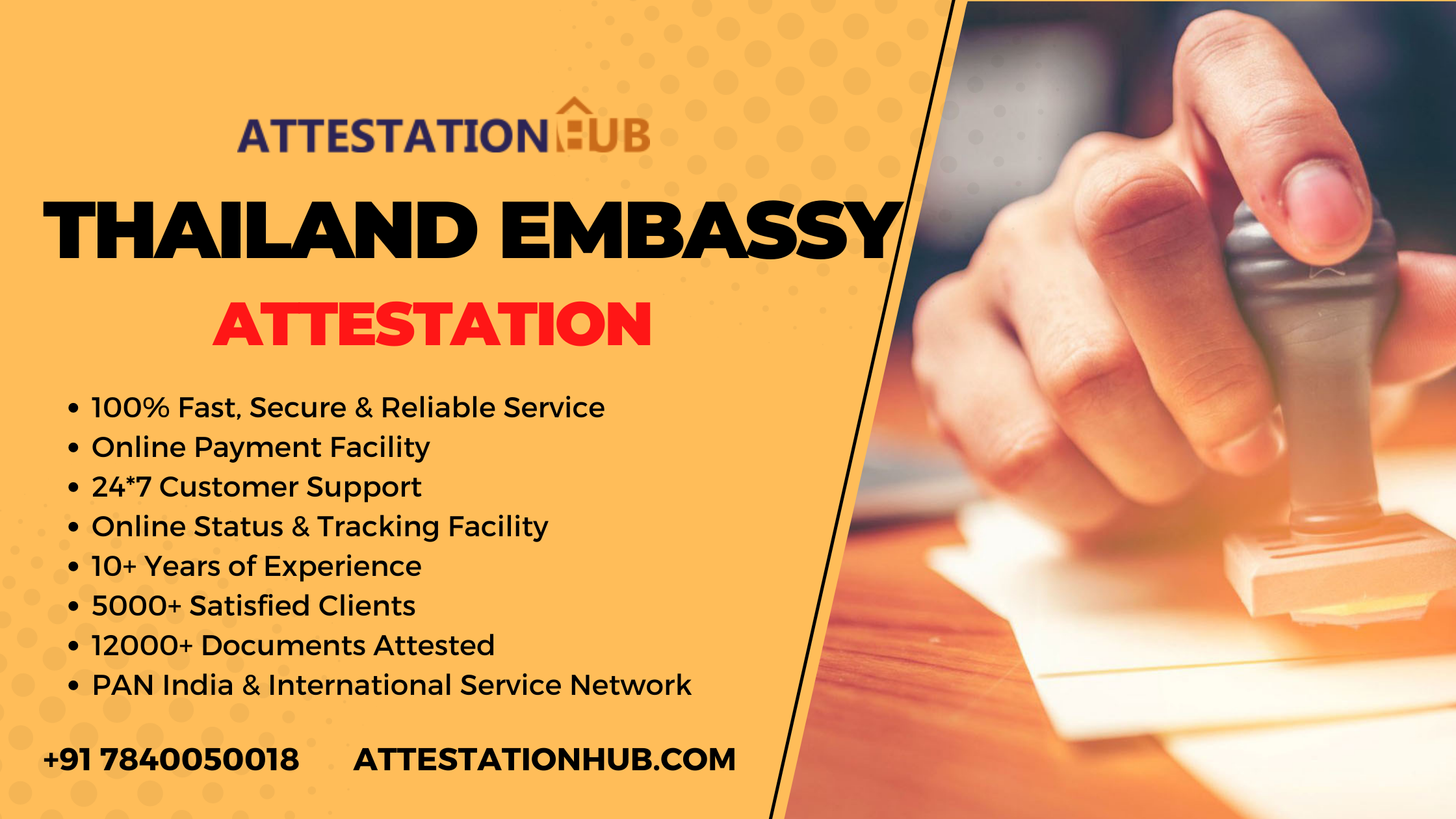 Thailand new embassy attestation