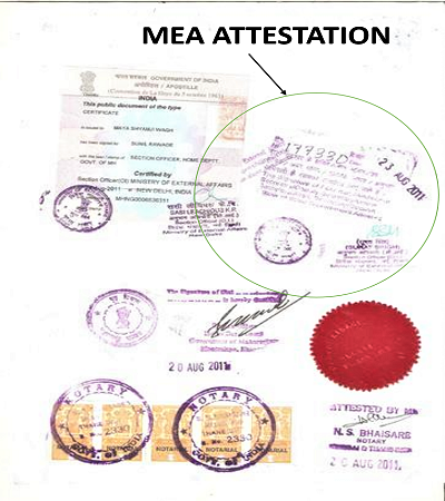 MEA Attestation, MEA Apostille