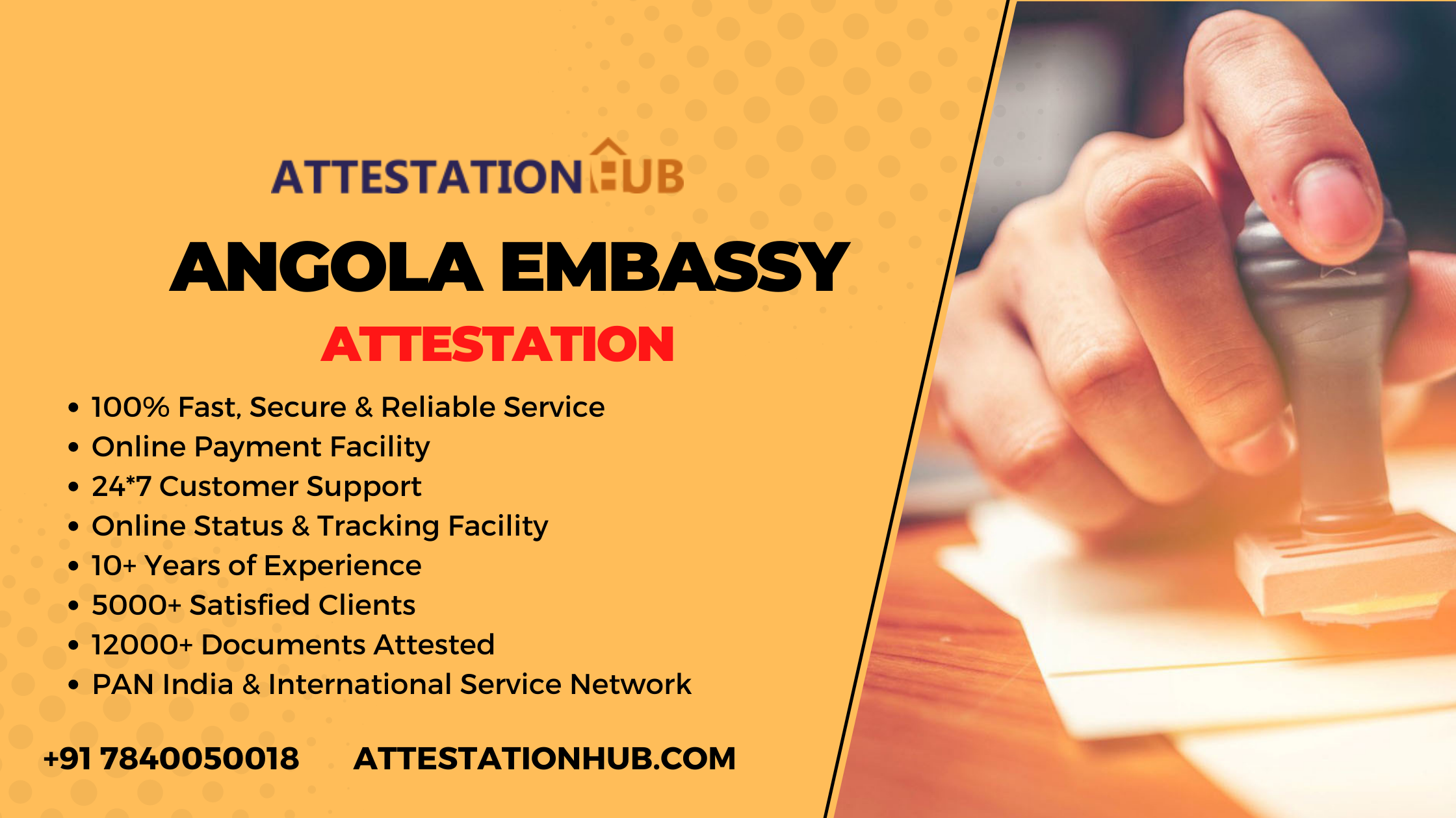 Angola Embassy attestation