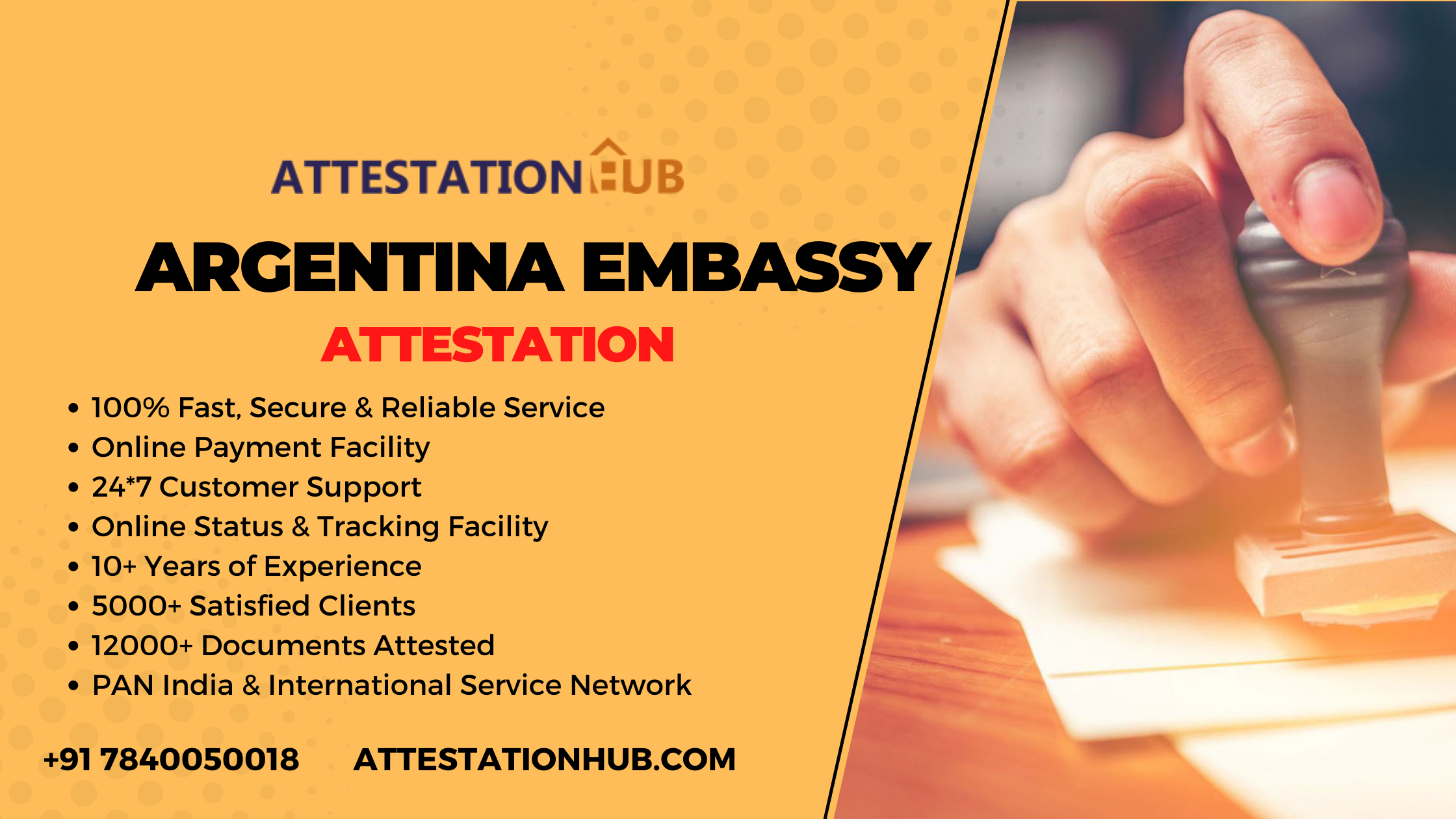 Argentina Embassy attestation